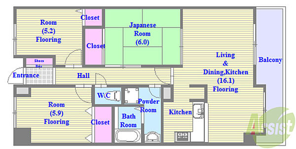 同じ建物の物件間取り写真 - ID:228048950431