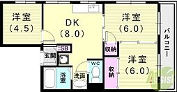 シャトレイユ 2階