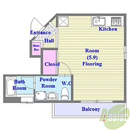 間取図画像 ワンルーム