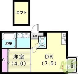 ルミエール西代B棟 2階