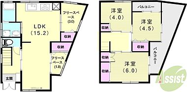 間取り：228058664729