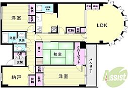 ライオンズマンション須磨妙法寺 3SLDKの間取図画像