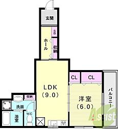 アリビア明神町B棟 2階