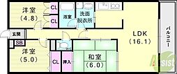 リアライズ垂水 3LDKの間取図画像