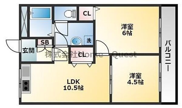 同じ建物の物件間取り写真 - ID:227078053305