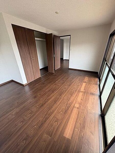 南西側洋間　収納十分にあります