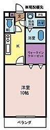 シャルマン・フジミ 1Kの間取図画像