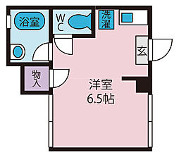 プレステージ横田ビル ワンルームの間取図画像