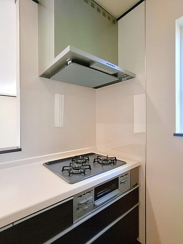 3口コンロ＆レンジフード