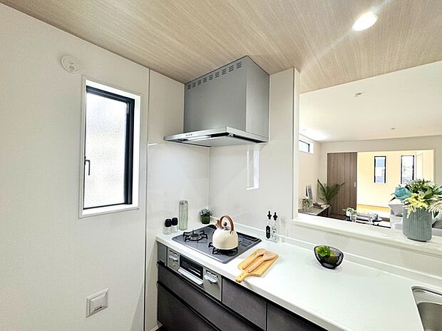 レンジフード＆3口コンロ