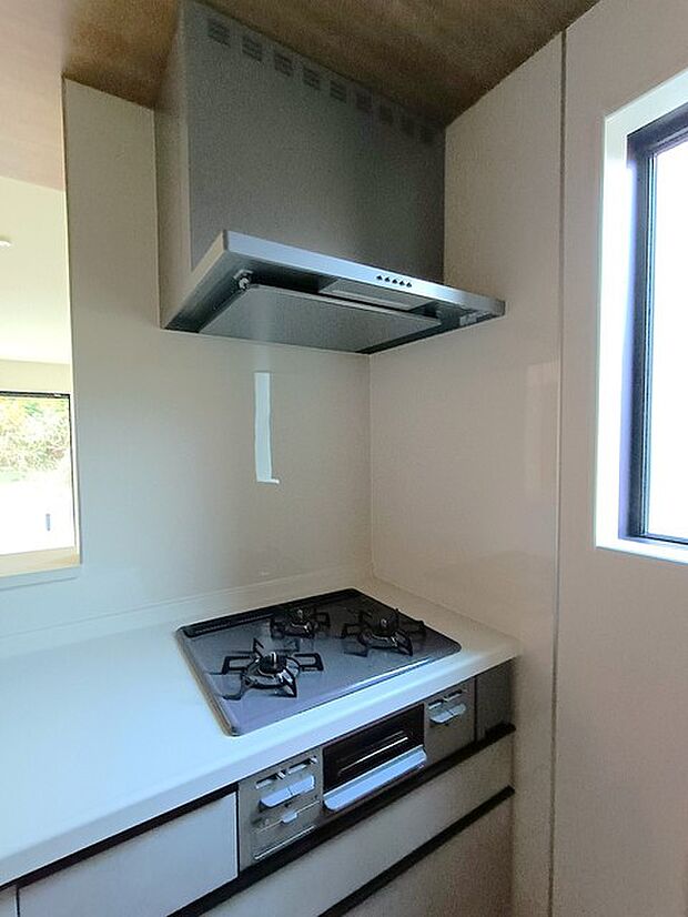 3口コンロ＆レンジフード