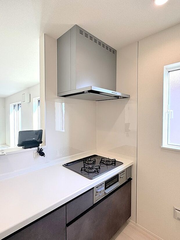 3口コンロ＆レンジフード