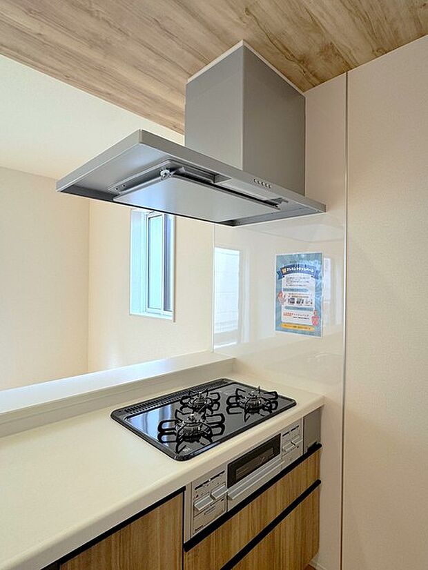 3口コンロ&レンジフード