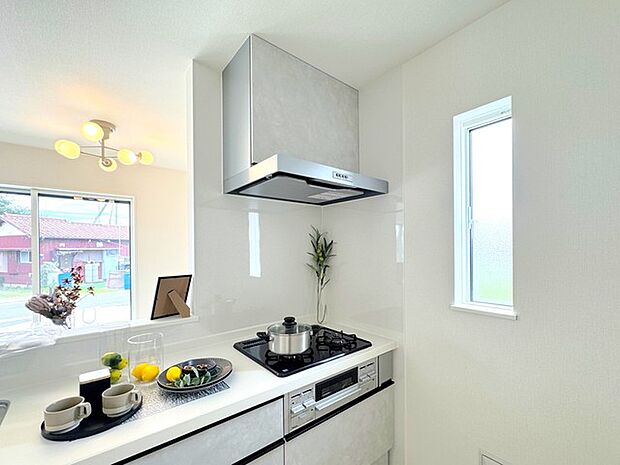 3口コンロ＆レンジフード