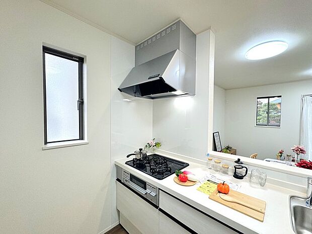 レンジフード＆3口コンロ