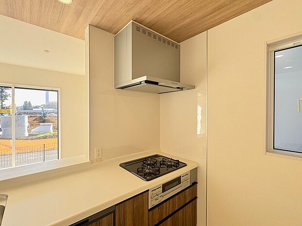 レンジフード＆3口コンロ