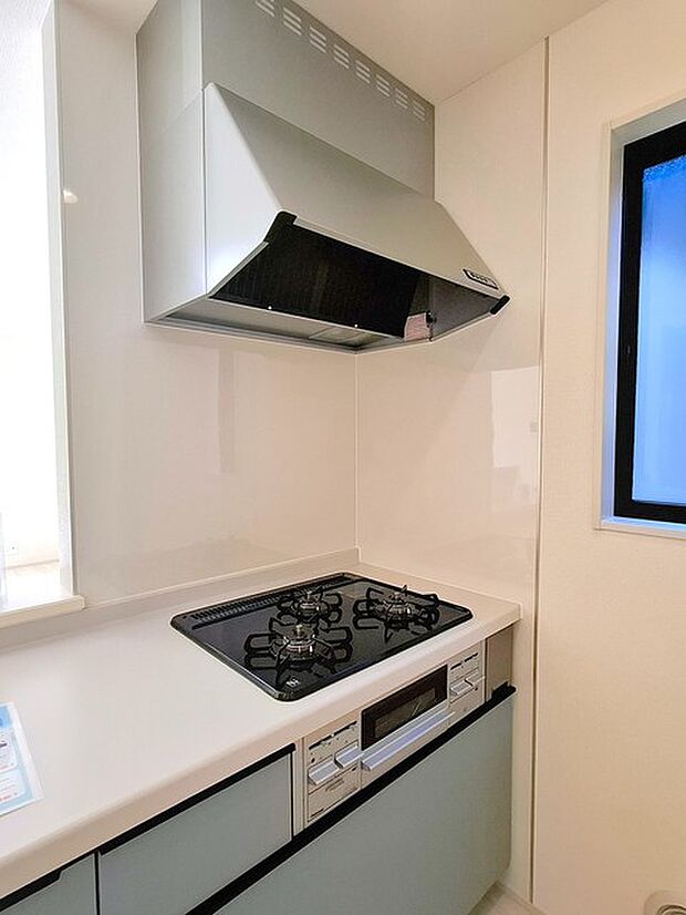 3口コンロ＆レンジフード