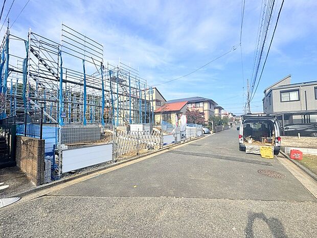 3・4号棟前面道路