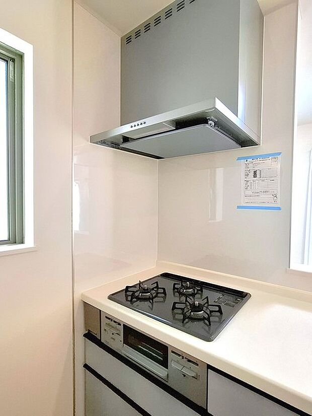 3口コンロ&レンジフード