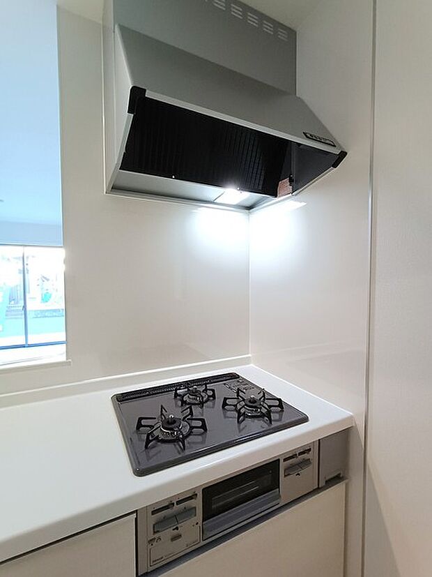 3口コンロ＆レンジフード