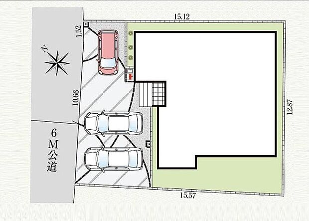カースペース3台※車種による