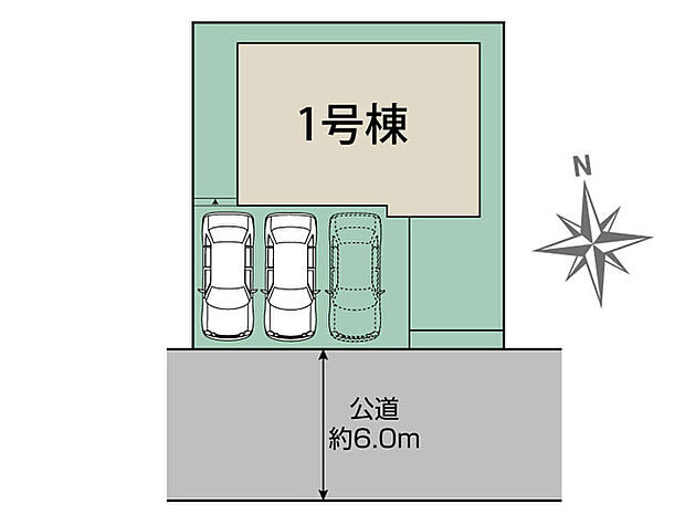 カースペース並列3台※車種による