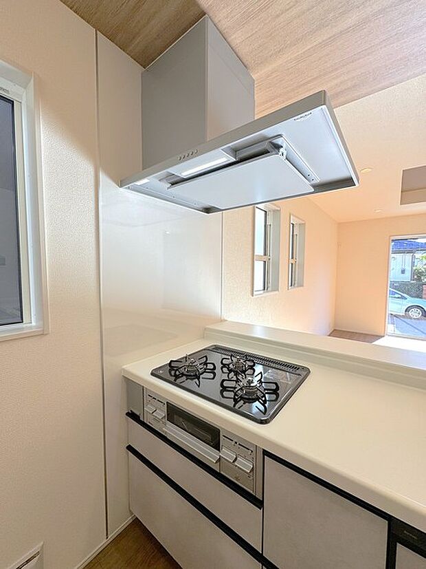 3口コンロ&レンジフード