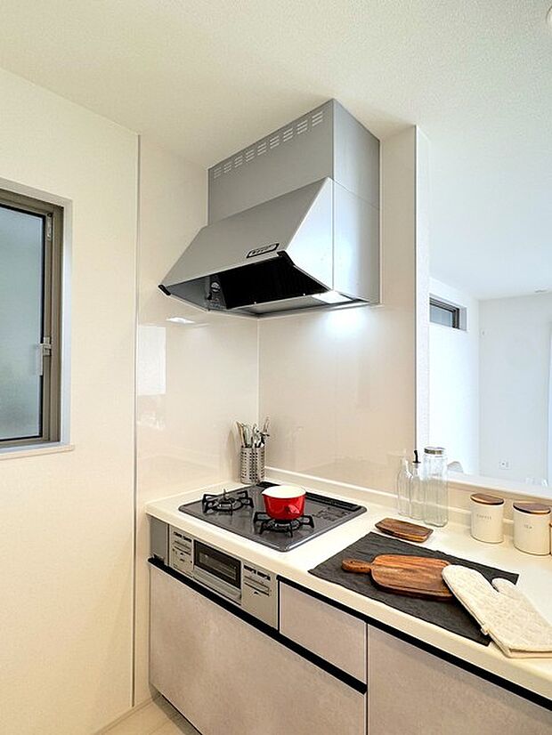 3口コンロ&レンジフード