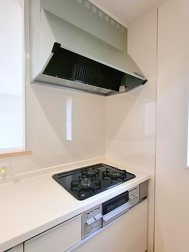 3口コンロ＆レンジフード