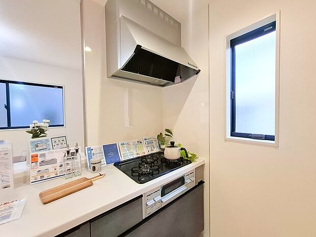3口コンロ＆レンジフード