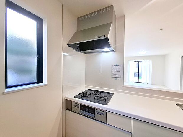 3口コンロ＆レンジフード