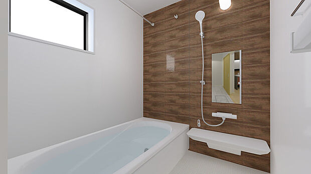 清潔感あふれる空間が調和するバスルーム。リクシル仕様で、日々の疲れを癒す穏やかなひとときを演出します