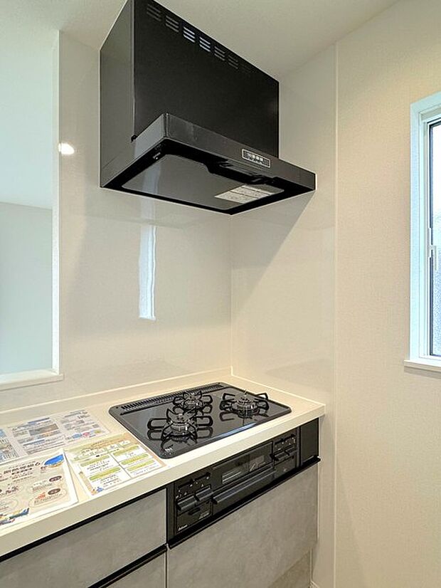 3口コンロ&レンジフード