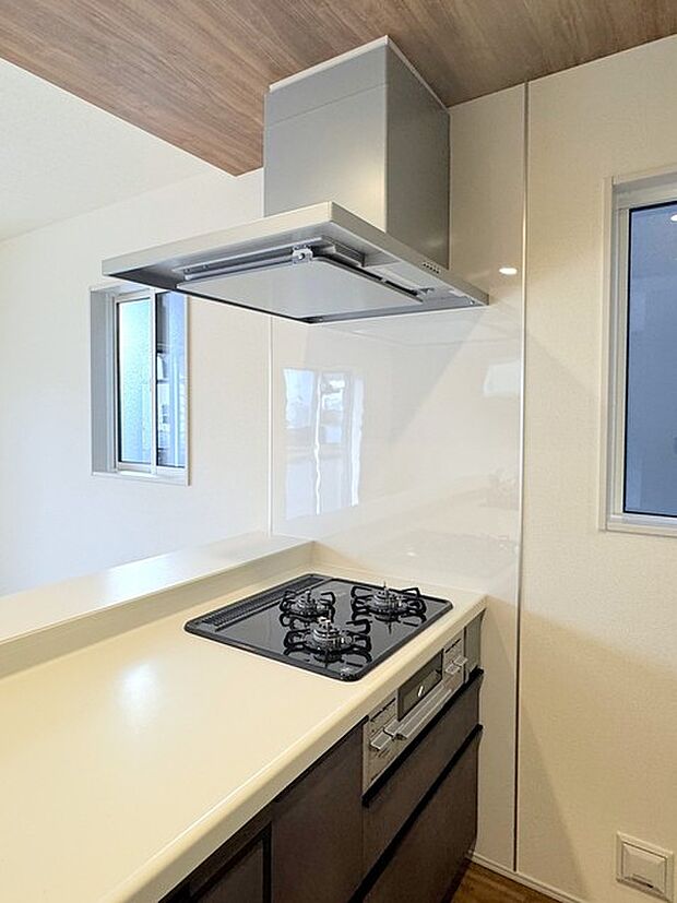 3口コンロ&レンジフード