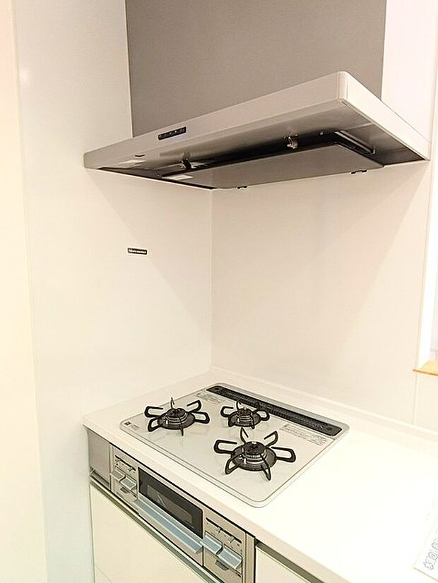 3口コンロ＆レンジフード