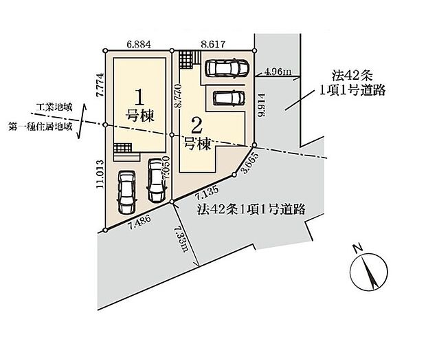 カースペース並列2台