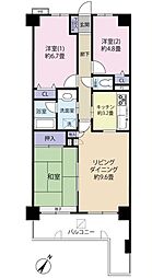 レックスハイツ八千代台 3LDKの間取図画像
