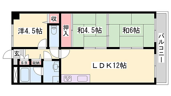 同じ建物の物件間取り写真 - ID:228045533409