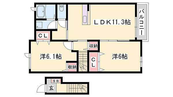 同じ建物の物件間取り写真 - ID:228047853837