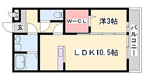 セジュール東阿保　A棟  ｜ 兵庫県姫路市四郷町東阿保（賃貸アパート1LDK・3階・37.78㎡） その2