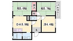 ガーデンハイツ緑ケ丘Ｅ，Ｆ，Ｇ，Ｈ 2階