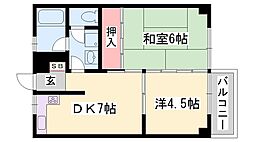 間取図画像 2DK