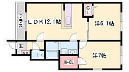 ポーチュラカ 1階/-