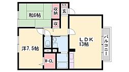 ヴィラウィッシュ 2階/-