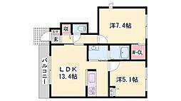 シャーメゾン坂元 1階