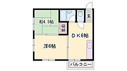 三幸ハイツ 2階/-