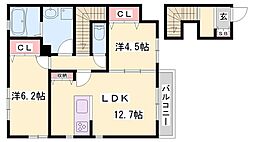 サンサージュ加納原田II 2階/-