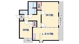 ノーブル今在家 2階/-