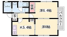 ハイツ天川II 2階/-