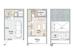 間取図画像 1LDK